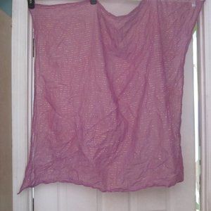 Gold thread Israeli cotton scarf